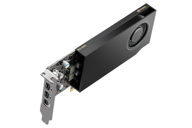 NVIDIA RTX A1000 Grafikkarte, 8192 MB GDDR6 image number 3