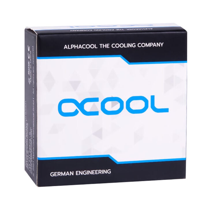 Alphacool ES D-Plug, 25.5mm, G1/4 IG to G1/4 IG - Deep Black image number 3