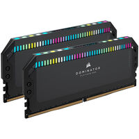 Corsair Dominator Platinum RGB DDR5-6600 RAM, CL32 - 64 GB Dual-Kit, black