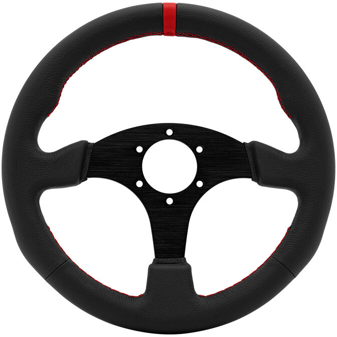 Simagic P-330R steering wheel rim - leather, 330mm image number 1