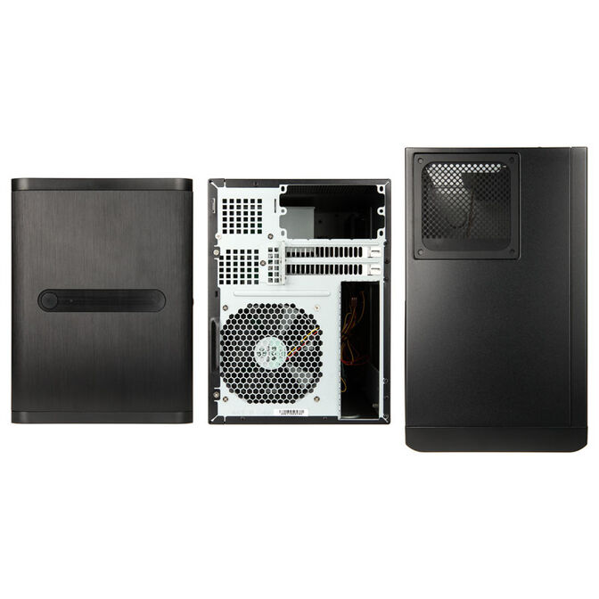 SilverStone SST-DS380B External 8x 3,5 Zoll SATA, 4x 2,5 Zoll - schwarz image number 1