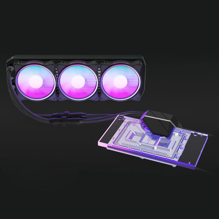 Alphacool Eiswolf 2 AIO - 360mm RTX 4090 Aorus Master/Gaming mit Backplate image number 3