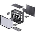 Jonsbo D300 Mid Tower, 270 degrees, Tempered Glass - Black image number null