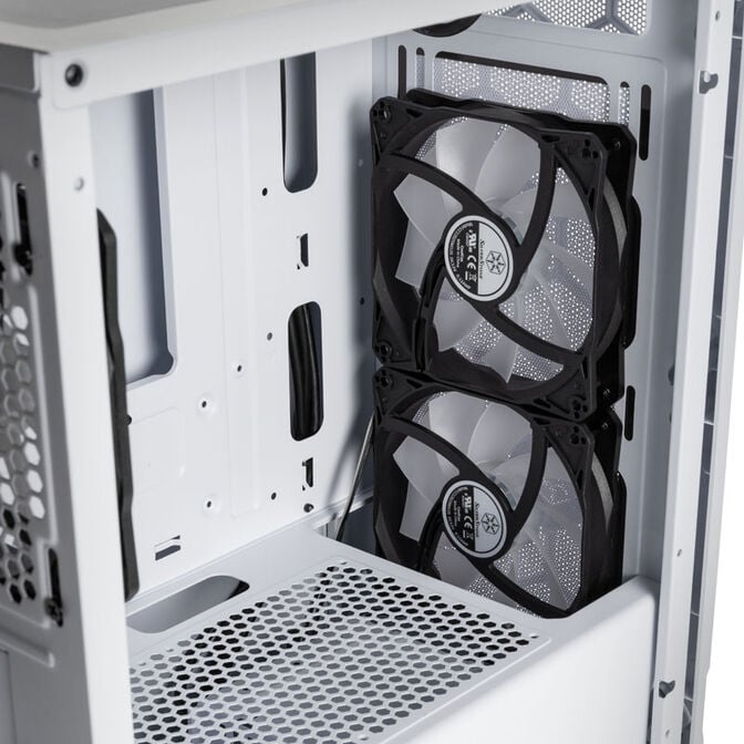 SilverStone Fara H1M Pro Micro-ATX case, Tempered Glass - white image number 7