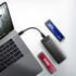 AXAGON EEM2-GTS2 M.2 enclosure, NVMe & SATA, USB-C 3.1, 10 Gbit/s - dark grey image number null