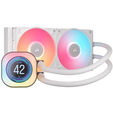 Corsair iCUE LINK Titan 240 RX LCD Komplett-Wasserk&uuml;hlung, RGB - 240mm, wei&szlig; image number null