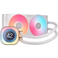 Corsair iCUE LINK Titan 240 RX LCD Complete Water Cooling, RGB - 240mm, white