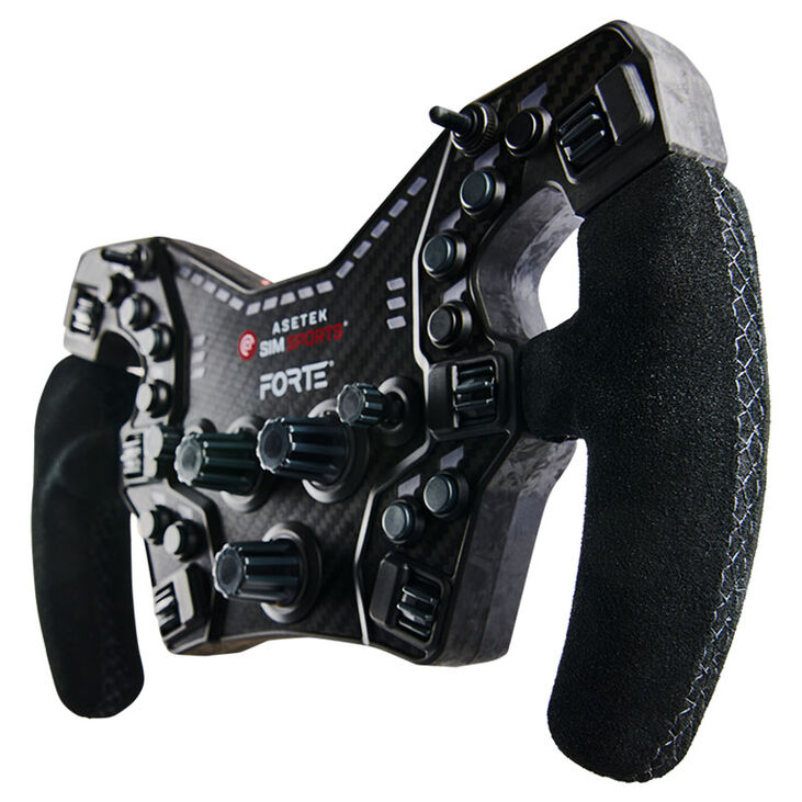 Asetek SimSports Suede Handle image number 1