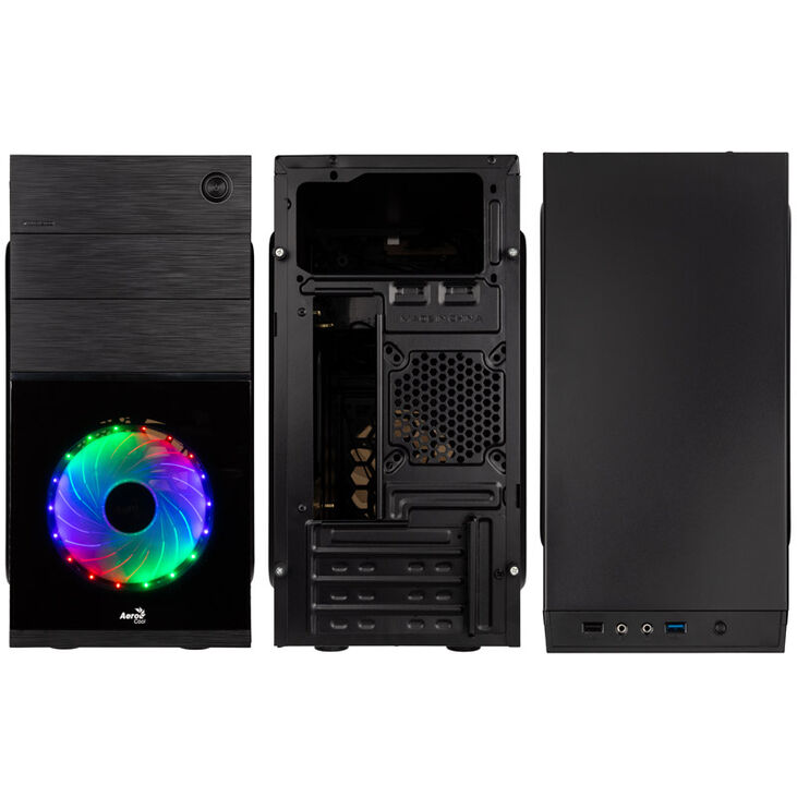 Aerocool CS-105 Cosmo Mid Tower - Black image number 3