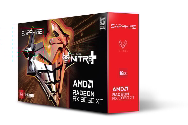 Sapphire Nitro+ Radeon RX 9060 XT Gaming OC Grafikkarte, 16384 MB GDDR6 image number 2