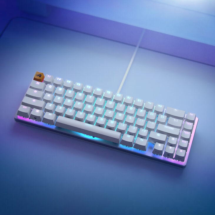 Glorious GMMK 2 Compact Tastatur - Barebone, ANSI-Layout, weiß image number 4