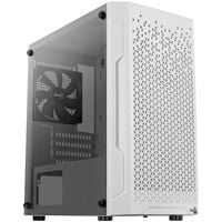 Aerocool Trinity Mini-Tower V1, Tempered Glass - weiß