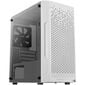 Aerocool Trinity Mini-Tower V1, Tempered Glass - white