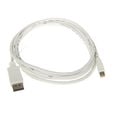 InLine Kabel Mini DisplayPort zu DisplayPort, wei&szlig; - 2m image number null