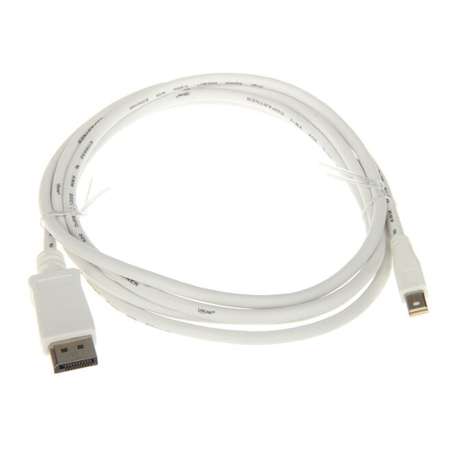 InLine Kabel Mini DisplayPort zu DisplayPort, wei&szlig; - 2m image number 1