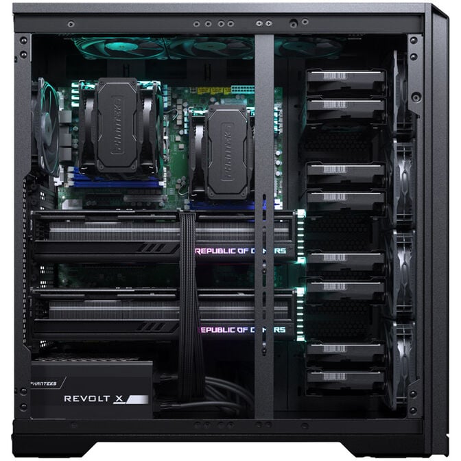 PHANTEKS Enthoo Pro 2 Server Full Tower, XL-EEB, Tempered Glass - black image number 6