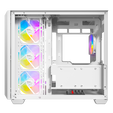 Antec C5 PC case, mid tower, ATX, RGB, tempered glass - white image number null