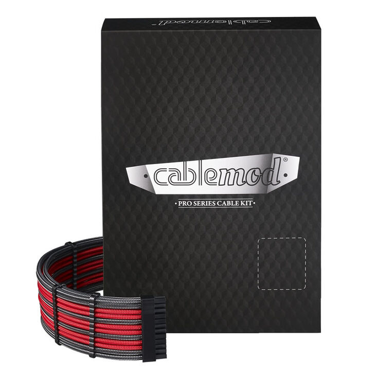 CableMod C-Series PRO ModMesh Cable Kit für Corsair AXi/HXi/RM (Yellow Label) - carbon/rot image number 0
