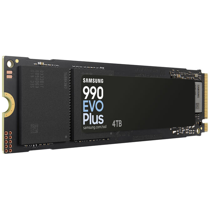 Samsung 990 Evo Plus NVMe 2.0 SSD, PCIe 4.0 x4 / 5.0 x2, Type 2280 - 4 TB image number 1