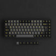 AKKO Black & Gold 3084B Plus Gaming Tastatur, RGB &ndash; Akko V3 Cream Blue Pro Switches, ISO DE, schwarz & gold image number null