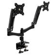 SilverStone SST-ARM22BC Dual Monitor Mount - Black image number null