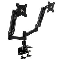 SilverStone SST-ARM22BC Dual Monitor Mount - Black