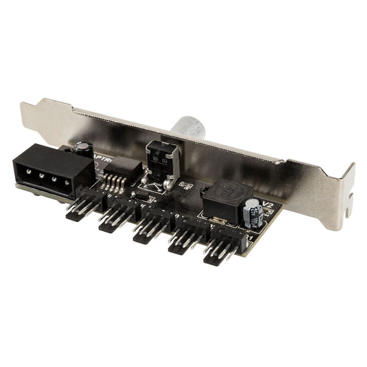 Lamptron CP120 V2 PCI-Blende Lüftersteuerung - silber image number 2