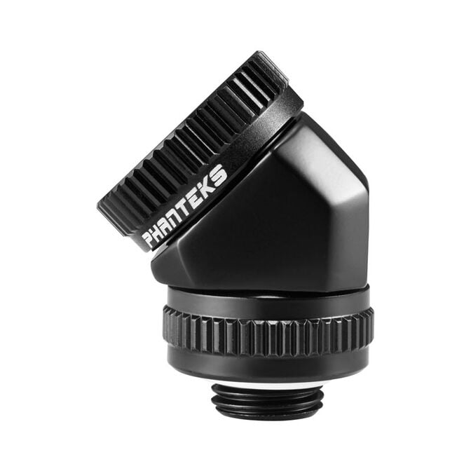 PHANTEKS Glacier Rotary Hard-Tube Fitting 16mm 45 Grad G1/4 - schwarz, drehbar image number 2