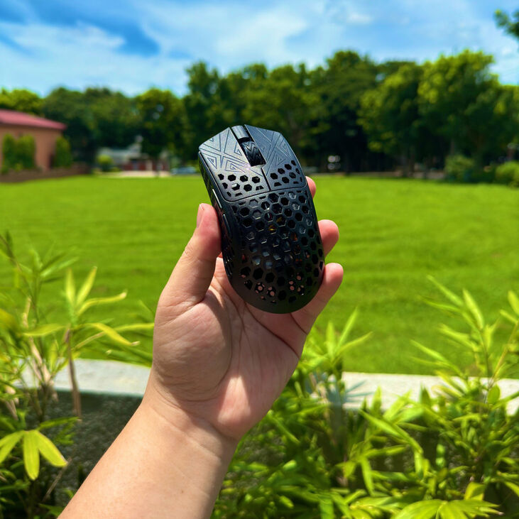 Vancer Akitsu Carbon Fiber Gaming Maus, wireless - schwarz image number 7