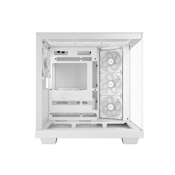 be quiet! Light Base 500 LX PC Case, Mid Tower, ATX, ARGB, Tempered Glass - white image number 6