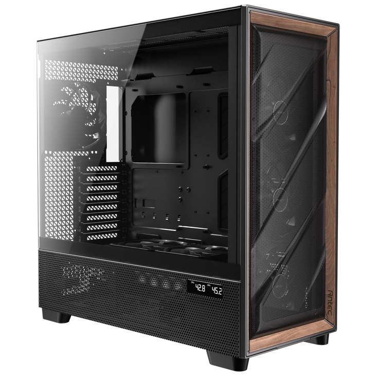 Antec Flux Pro PC case, full tower, E-ATX, tempered glass – black image number 9