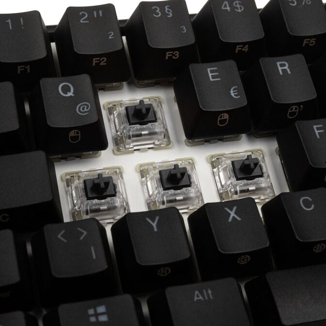 Ducky Mecha Mini Gaming Tastatur, MX-Black, RGB-LED - schwarz image number 6