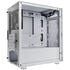 SilverStone Fara H1M Micro-ATX Gehäuse, Tempered Glass - weiß image number null