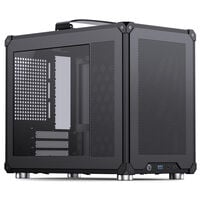 Jonsbo C6 MAX PC case, mini case, Micro-ATX, tempered glass - black