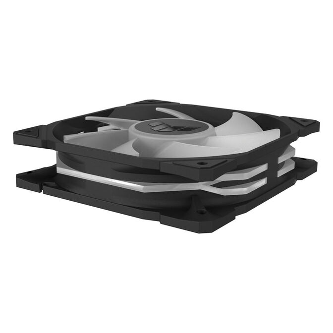 ASUS TUF Gaming TR120, PWM ARGB L&uuml;fter 3er Pack - 120 mm, schwarz image number 3