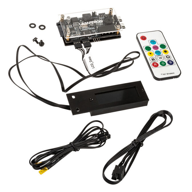 Lamptron TC20 PCI RGB fan and LED controller - black image number 4