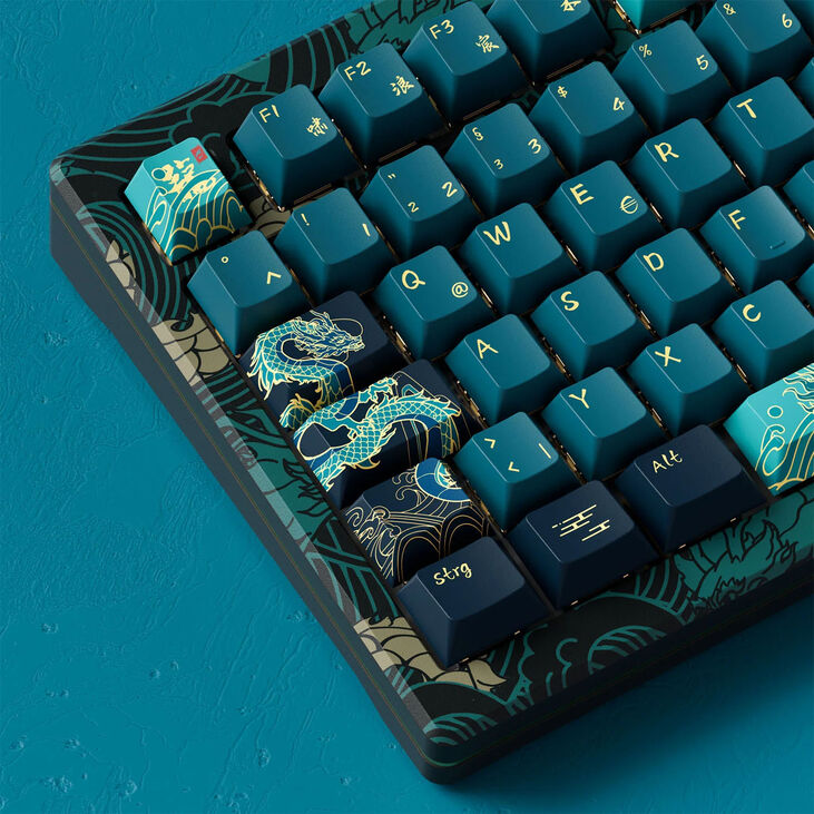 AKKO MOD 007B V3 HE "Year of the Dragon" Gaming Keyboard, RGB - Astrolink V2 Switch, ISO-DE/UK/Nordic image number 6