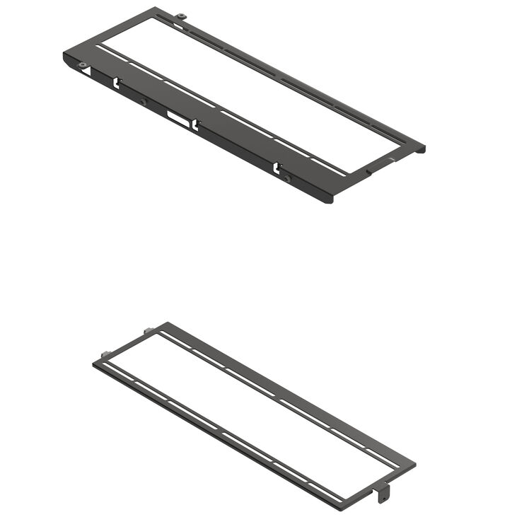 HAVN HS 420 Fan Brackets für 360 mm Radiatoren - schwarz image number 1