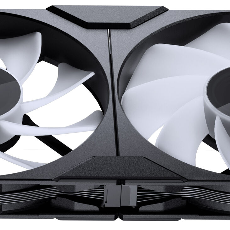 PHANTEKS M25 Gen2 PWM D-RGB Fan - Reverse Blade, 140mm, Black image number 10