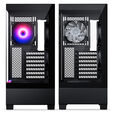 Phanteks XT View Matrix PC Case, Mid-Tower, E-ATX, Tempered Glass, Matrix LED - Black image number null
