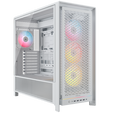 Corsair Frame 5000D RS ARGB PC Case, Mid-Tower, E-ATX, Tempered Glass - White image number null