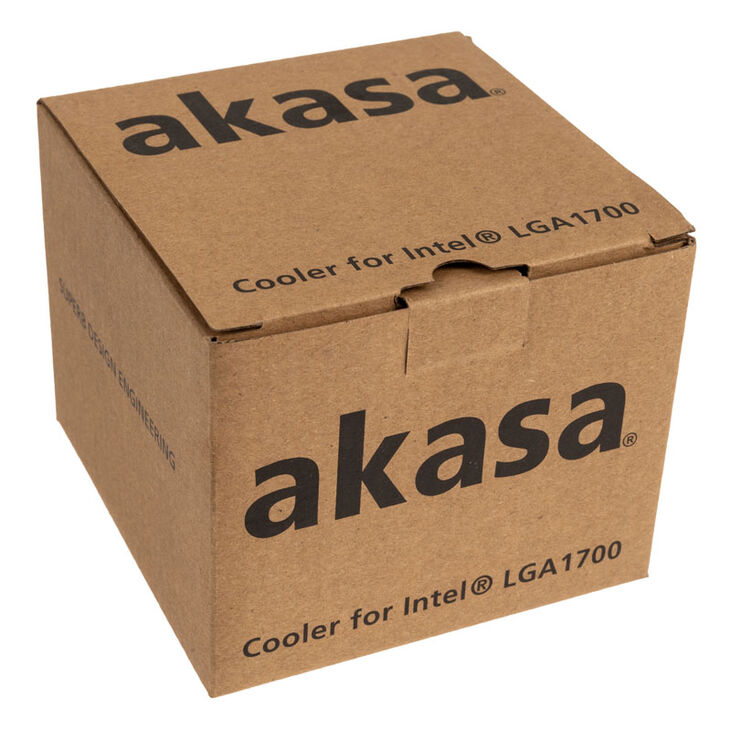 Akasa AK-CC6606BP01 Low Profile CPU Cooler - Socket LGA 1700, 63.2mm high image number 4