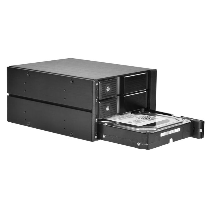 SilverStone SST-FS303-12G External 3.5-Inch Enclosure, 3-Bay - Black image number 6
