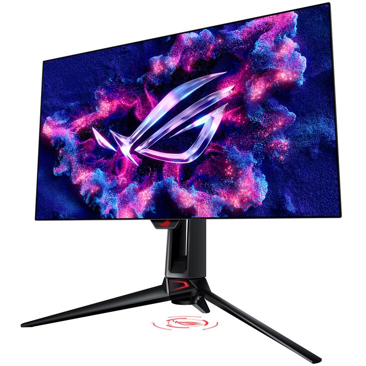 ASUS ROG Swift OLED PG27AQDP, 26.5 inch Gaming Monitor, 480 Hz, OLED, G-SYNC Compatible image number 2