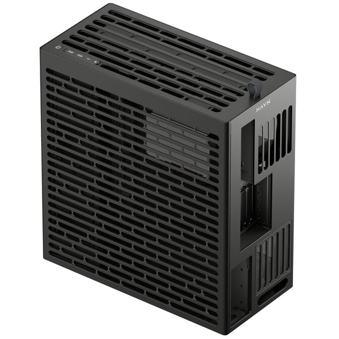 HAVN HS 360 VGPU PC-Geh&auml;use, Midi-Tower, vertikale GPU-Halterung - schwarz image number 5
