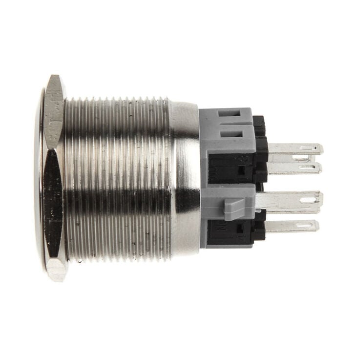 DimasTech Vandalismustaster 25mm - Silverline - weiß image number 2