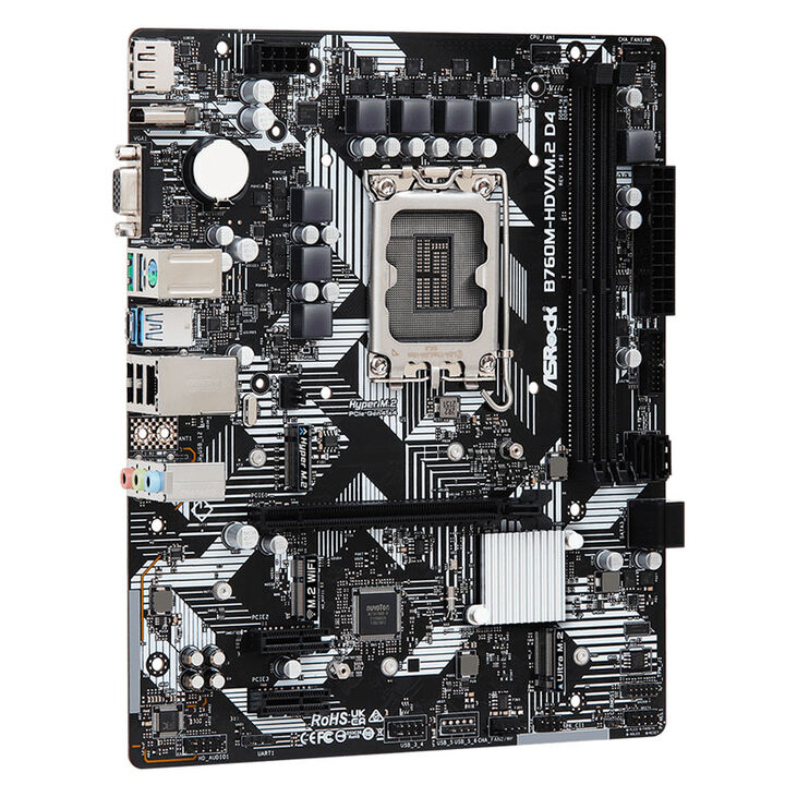 ASRock B760M-HDV/M.2 D4, Intel B760 Motherboard - Socket 1700, DDR4 image number 1