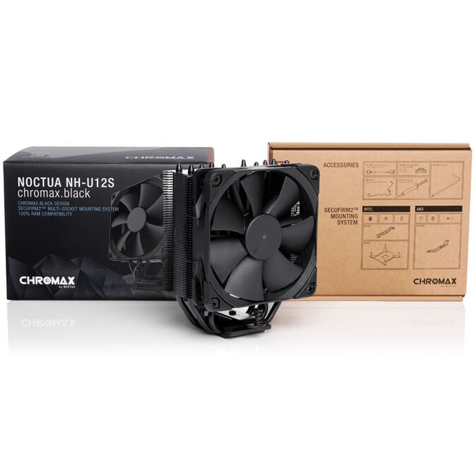 Noctua NH-U12S chromax.black CPU-K&uuml;hler - 120mm image number 6
