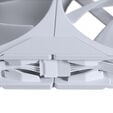 PHANTEKS M25 Gen2 PWM D-RGB Fan, 3-Pack - 120mm, White image number null