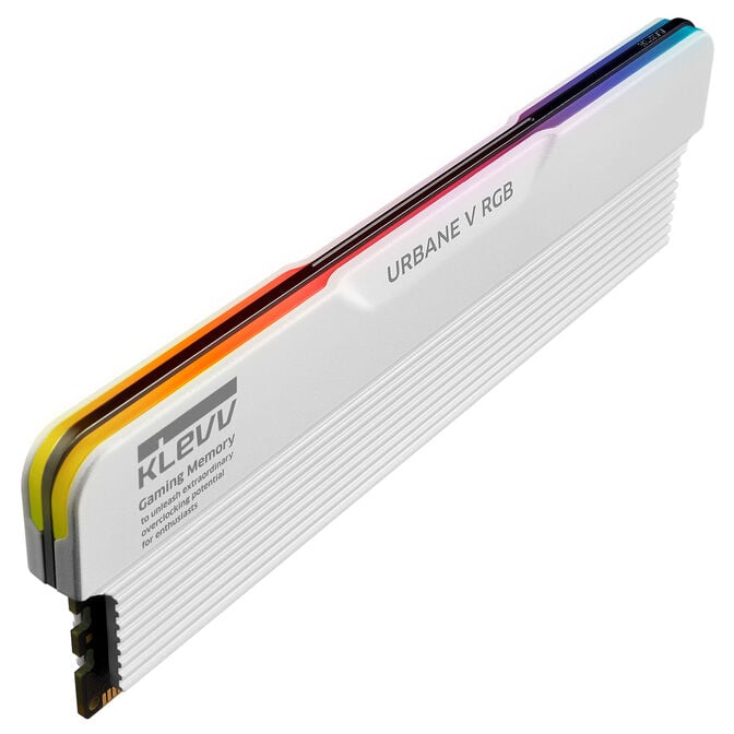 KLEVV URBANE V RGB DDR5-6000 RAM, CL28, XMP 3.0 & EXPO - 32 GB Dual-Kit, wei&szlig; image number 5